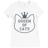 queen of cats Ladies Fitted T-Shirt