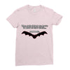fear bats Ladies Fitted T-Shirt
