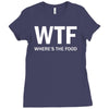 where's the food Ladies Fitted T-Shirt