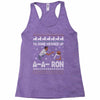 ya done messed up a a ron ugly sweater Racerback Tank