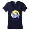 dead bat dad Women's V-Neck T-Shirt