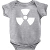 biohazard logo die cut vinyl Baby Onesie