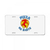 pizza on earth License Plate