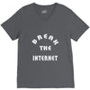 break the internet tie dye girls muscle top V-Neck Tee