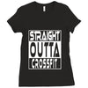 crossfit, straight outta Ladies Fitted T-Shirt