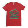 Camper Couple Man Ladies Fitted T-Shirt