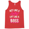lady lift like a boss Tank Top