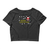 santa peeing merry christmas Crop Top