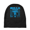 r2 d2 droid vintage star wars Baby Beanies