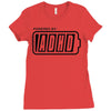 powered by adhd Ladies Fitted T-Shirt