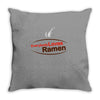 everybody loves ramen Throw Pillow