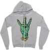 west side Zipper Hoodie
