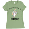 Born To Be A Unicorn! Ladies Fitted T-Shirt