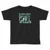 i ski like a girl Toddler T-shirt