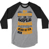 My Daughter Is Super Awesome Her Stepdad 3/4 Sleeve Shirt