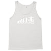 dj evolution funny music mixing djing disk jockey turntable Tank Top