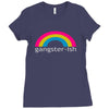 gangster ish Ladies Fitted T-Shirt