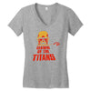 dawn of titan Women's V-Neck T-Shirt