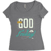 Thank GOD it's Friday Women's Triblend Scoop T-shirt