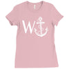 w anchor Ladies Fitted T-Shirt