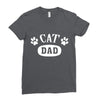 cat dad Ladies Fitted T-Shirt