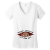 June Peeking Out Baby Boy Women's V-Neck T-Shirt