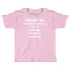 February Girl Toddler T-shirt