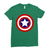 captain america Ladies Fitted T-Shirt