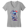 fithel six Women's V-Neck T-Shirt