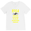 george orwell   1984 V-Neck Tee