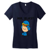 mr. blast Women's V-Neck T-Shirt