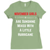 November Girls Ladies Fitted T-Shirt