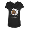 space heater Maternity Scoop Neck T-shirt