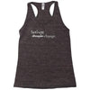 feelings change Racerback Tank