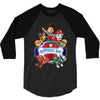 paw patrol birtday boy 3/4 Sleeve Shirt