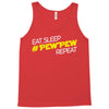 eat, sleep, pewpew, repeat Tank Top