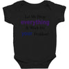 drop everything Baby Bodysuit