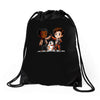 high five Drawstring Bags