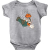 the falling italian Baby Bodysuit