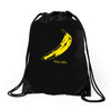 retro velvet underground andy warhol banana rock black t shirt sz s m Drawstring Bags