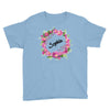 Floral Baby Name Youth Tee