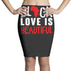 black love is beautiful Pencil Skirts