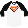 nwt iron man classic heart core glow in dark marvel 3/4 Sleeve Shirt