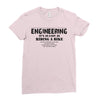 engineering it's as easy as riding a bike Ladies Fitted T-Shirt