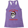 dirty santa champion Racerback Tank