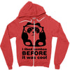 i liked bamboo Zipper Hoodie