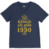 kings are born in 1990 V-Neck Tee