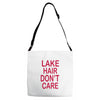 lake hair don't care Adjustable Strap Totes