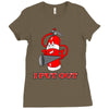 i put out 3 funny t shirt Ladies Fitted T-Shirt