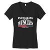 men's funny Women's V-Neck T-Shirt